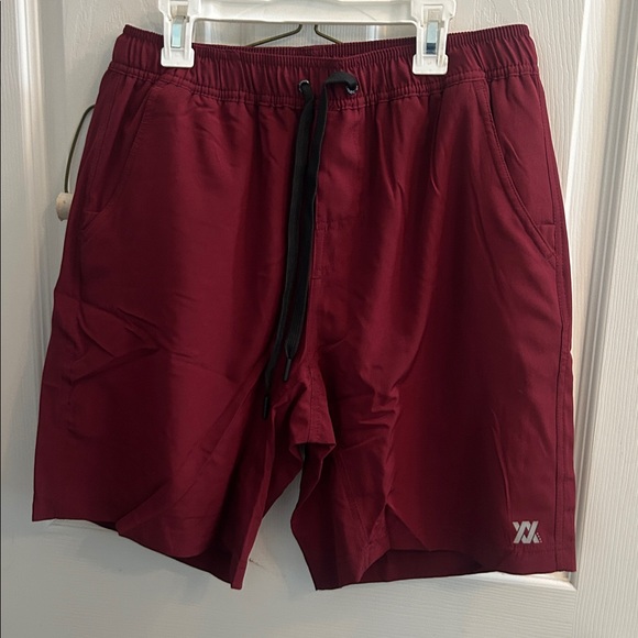 Dixxon flannel company Medium  The Brad maroon premium lined athletic shorts - Picture 2 of 6